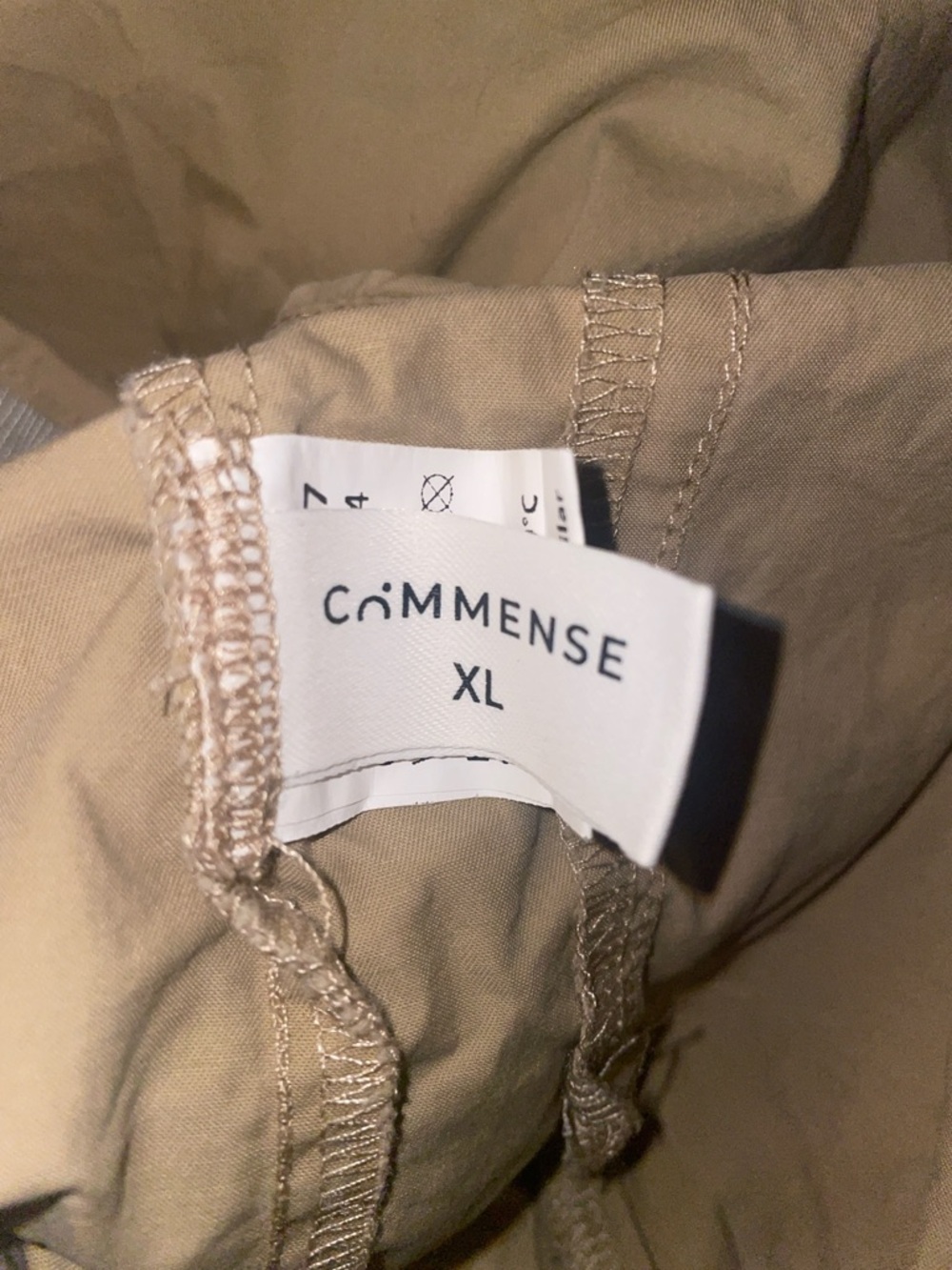 commense Classic A-Line Midi Skirt in Khaki